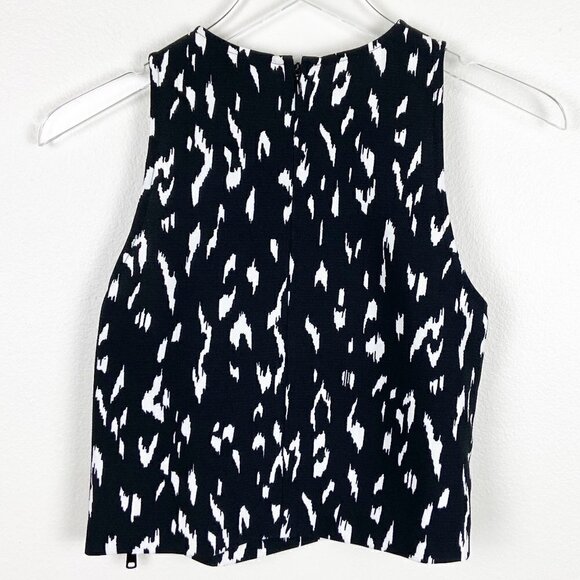 RACHEL ZOE |  Crop Top & Pencil Skirt Matching Set Black & White 4 - Picture 9 of 16